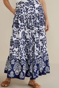 Fashion Soft Surroundings Gia Maxi Skirt FijiFloral