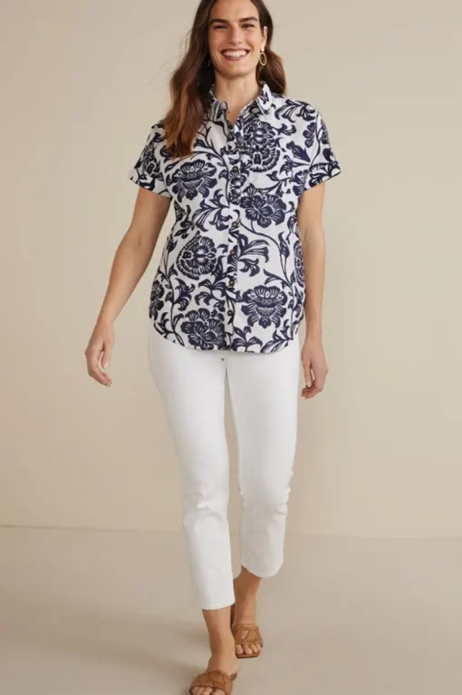 Sale Soft Surroundings Gia Top FijiFloral