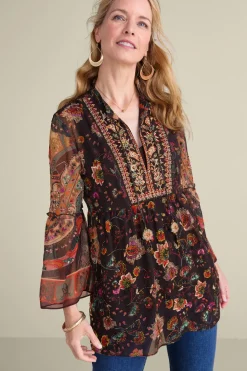 New Soft Surroundings Icon Asteria Tunic And Tank VarennaPlum