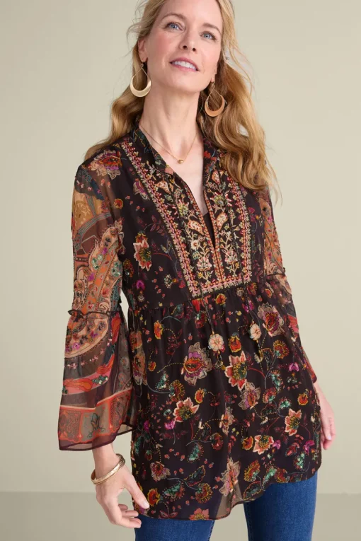 New Soft Surroundings Icon Asteria Tunic And Tank VarennaPlum