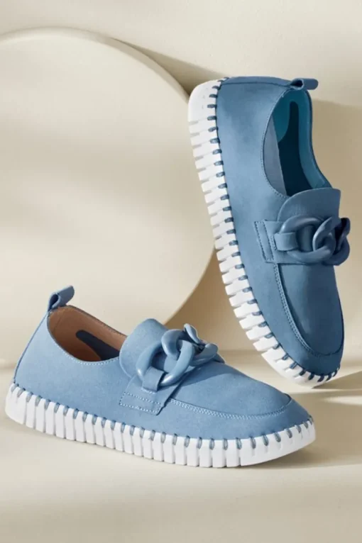 Clearance Soft Surroundings Ilse Jacobsen Tulip Loafer Sneakers