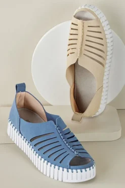 New Soft Surroundings Ilse Jacobsen Tulip Open Sneaker