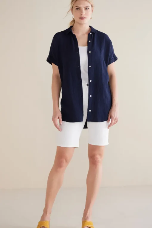 Hot Soft Surroundings Je Veux Gauze Top