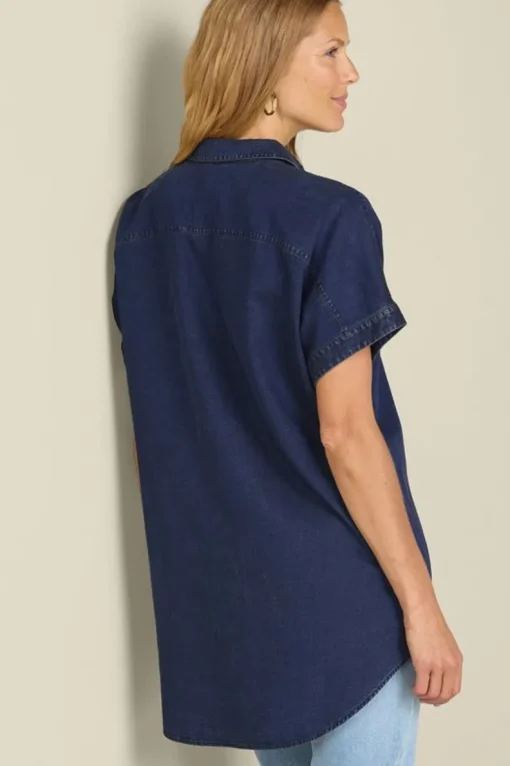 New Soft Surroundings Je Veux Tencel™ Shirt