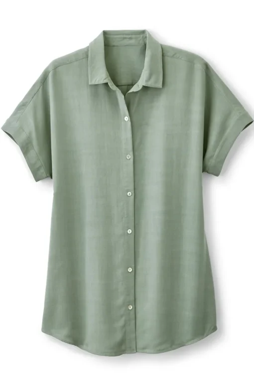 New Soft Surroundings Je Veux Tencel™ Shirt