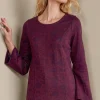 New Soft Surroundings Jeri Jacquard Top MultiFloral