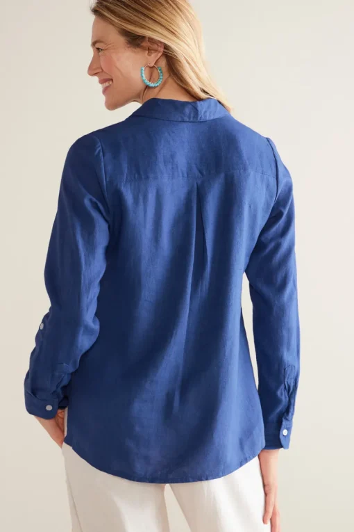 Fashion Soft Surroundings Jordan Linen Blend Shirt