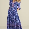 Outlet Soft Surroundings Jordana Midi Dress SiennaFloral