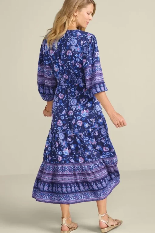 Outlet Soft Surroundings Jordana Midi Dress SiennaFloral