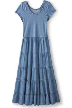 Outlet Soft Surroundings Kara Tencel™ Dress MediumIndigo