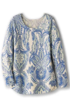 Best Soft Surroundings Kasey Tunic Sweater GlobalScarfBlueSimplif