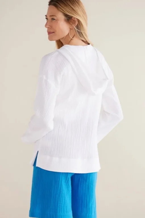 Sale Soft Surroundings Kemia Gauze Hoodie