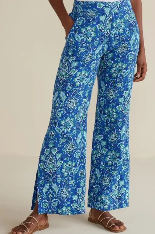 Best Soft Surroundings Khulani Wide Leg Gauze Pants