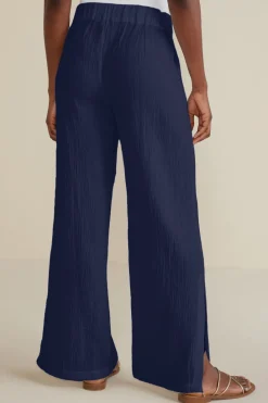 Best Soft Surroundings Khulani Wide Leg Gauze Pants