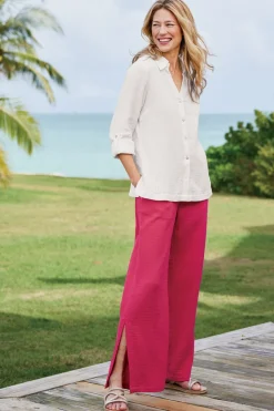 Best Soft Surroundings Khulani Wide Leg Gauze Pants