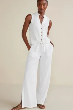 Best Soft Surroundings Khulani Wide Leg Gauze Pants