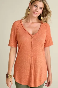 Online Soft Surroundings Lainey Slub Tee
