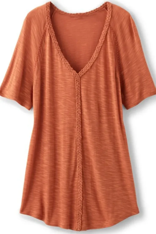 Online Soft Surroundings Lainey Slub Tee