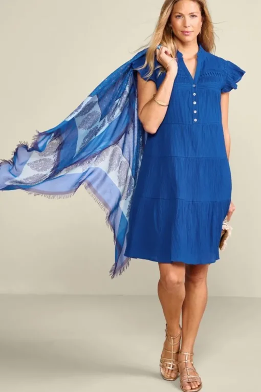 Online Soft Surroundings Lakely Short Dress Sapphire