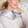 Discount Soft Surroundings Lavender Spa Neck Pillow White/Silver