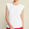 New Soft Surroundings Libby Tee TealBlue