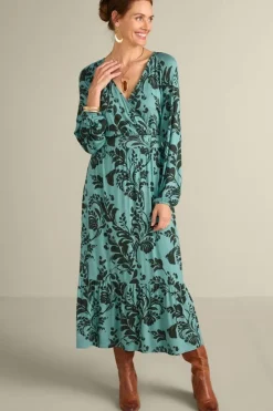 Discount Soft Surroundings Lilibet Knit Maxi Dress AutumnVines