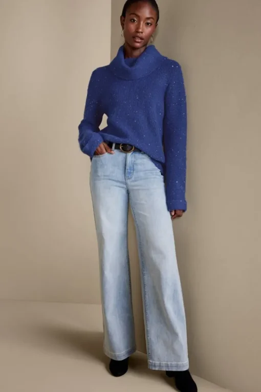 Clearance Soft Surroundings Linley Sequin Sweater