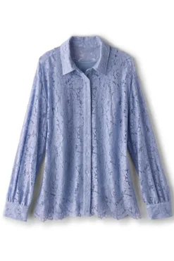 Discount Soft Surroundings Lisa Lace Button Front