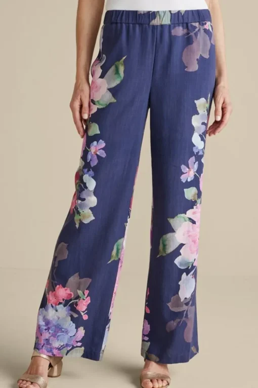 Hot Soft Surroundings Lizette Wide-Leg Pant