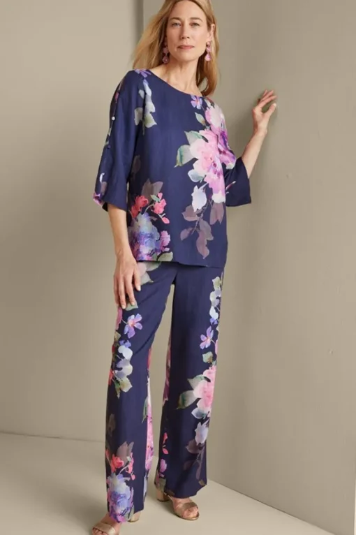 Hot Soft Surroundings Lizette Wide-Leg Pant