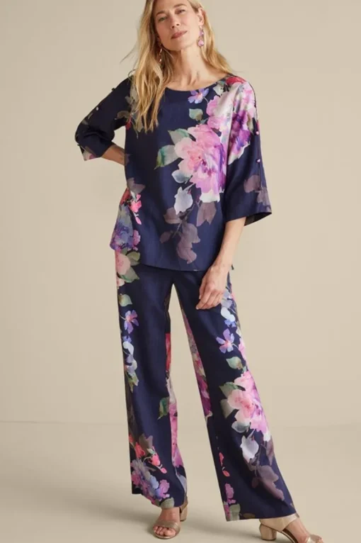 Hot Soft Surroundings Lizette Wide-Leg Pant