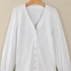 Fashion Soft Surroundings Lorna Button Front Top
