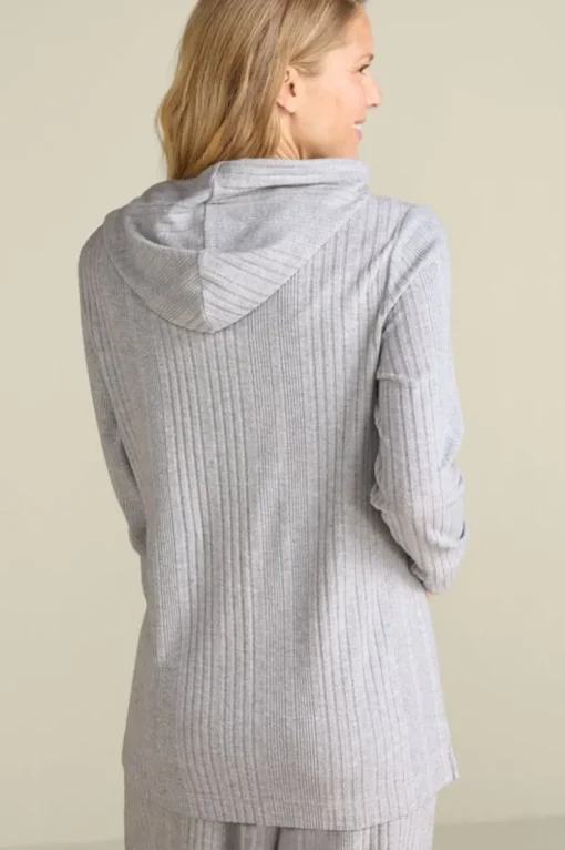 Online Soft Surroundings Loungy Lover Hoodie HeatherGrey
