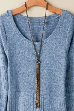 Clearance Soft Surroundings Luciana Tassel Necklace Hematite