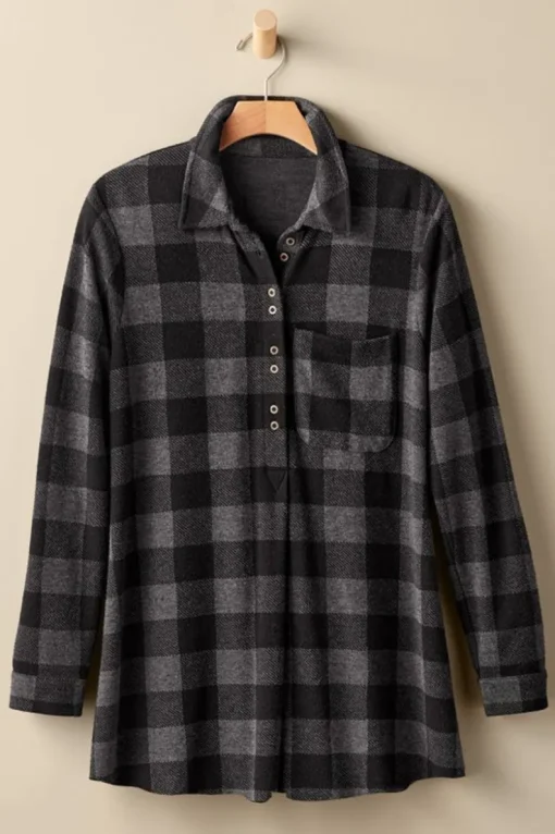 Online Soft Surroundings Mad About Plaid Tunic
