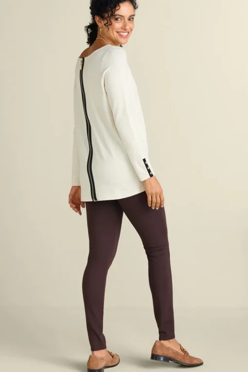 Clearance Soft Surroundings Margulies Tunic Sweater IvoryPearl