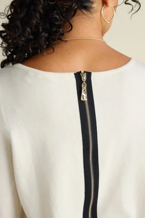 Clearance Soft Surroundings Margulies Tunic Sweater IvoryPearl