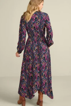Fashion Soft Surroundings Meena Maxi Dress PaisleyGardenMulti