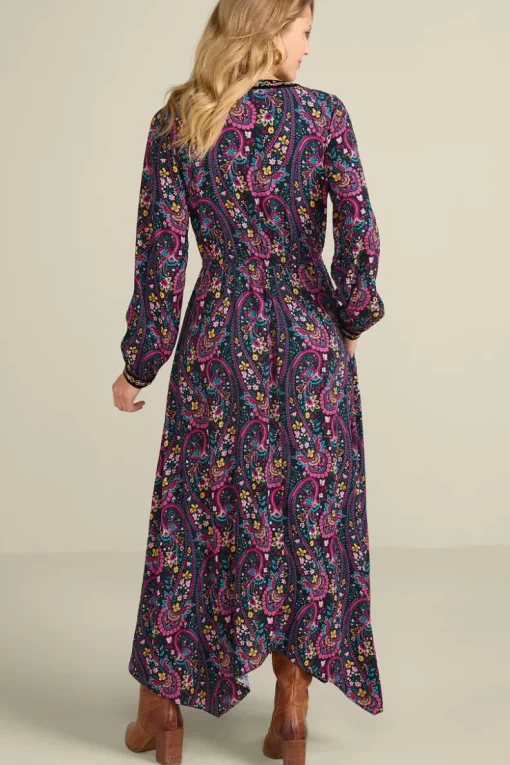 Fashion Soft Surroundings Meena Maxi Dress PaisleyGardenMulti