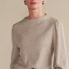 Hot Soft Surroundings Melina Waffle Pullover