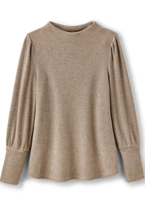 Hot Soft Surroundings Melina Waffle Pullover