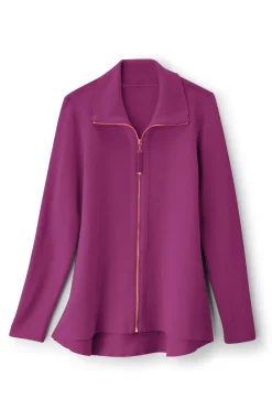 Discount Soft Surroundings Meria Zip Cardi