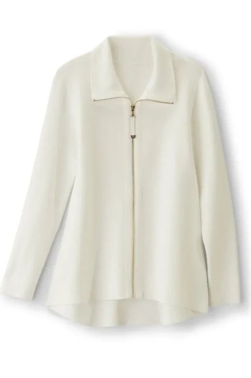 Discount Soft Surroundings Meria Zip Cardi