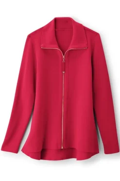 Discount Soft Surroundings Meria Zip Cardi