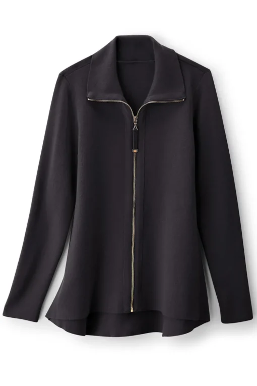 Discount Soft Surroundings Meria Zip Cardi