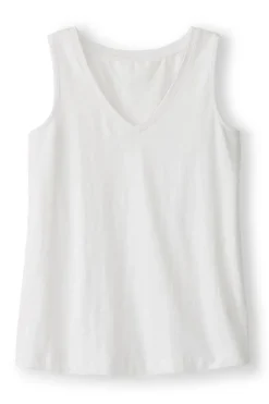 Hot Soft Surroundings Mistral Supima Slub Tank PinkPeacock