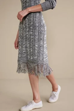 Online Soft Surroundings Neve Sweater Dress CharcoalGrey