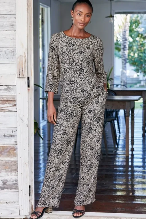 Fashion Soft Surroundings Oceo Gauze Wide-Leg Pants