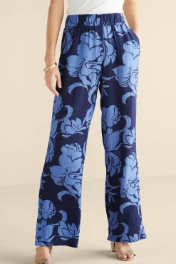 Fashion Soft Surroundings Oceo Gauze Wide-Leg Pants