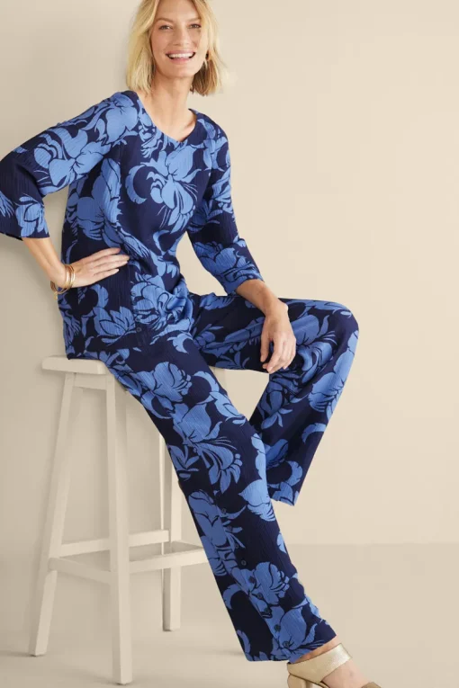 Fashion Soft Surroundings Oceo Gauze Wide-Leg Pants